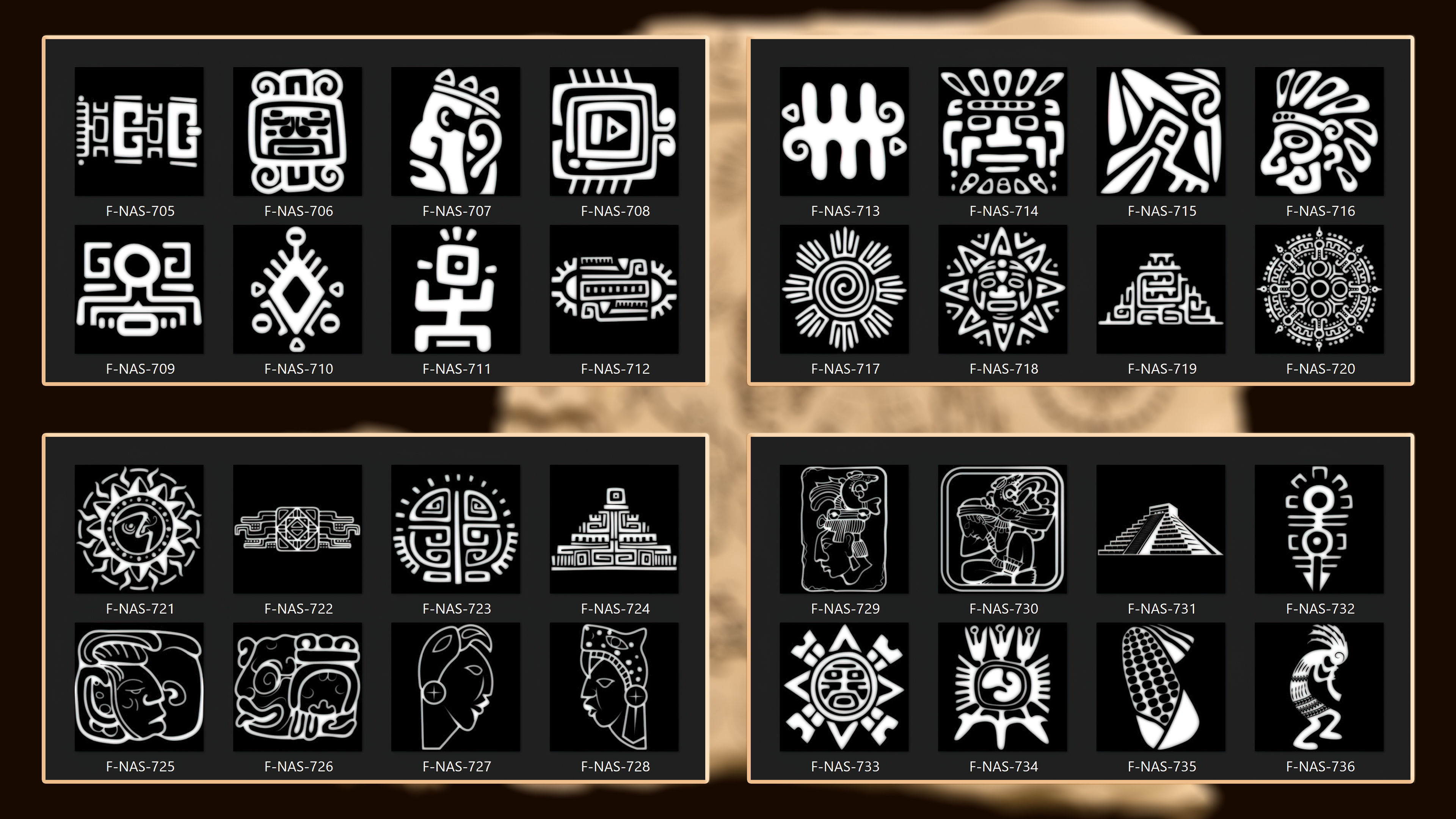 860 Native Indian americans symbol Alpha 3D model_23