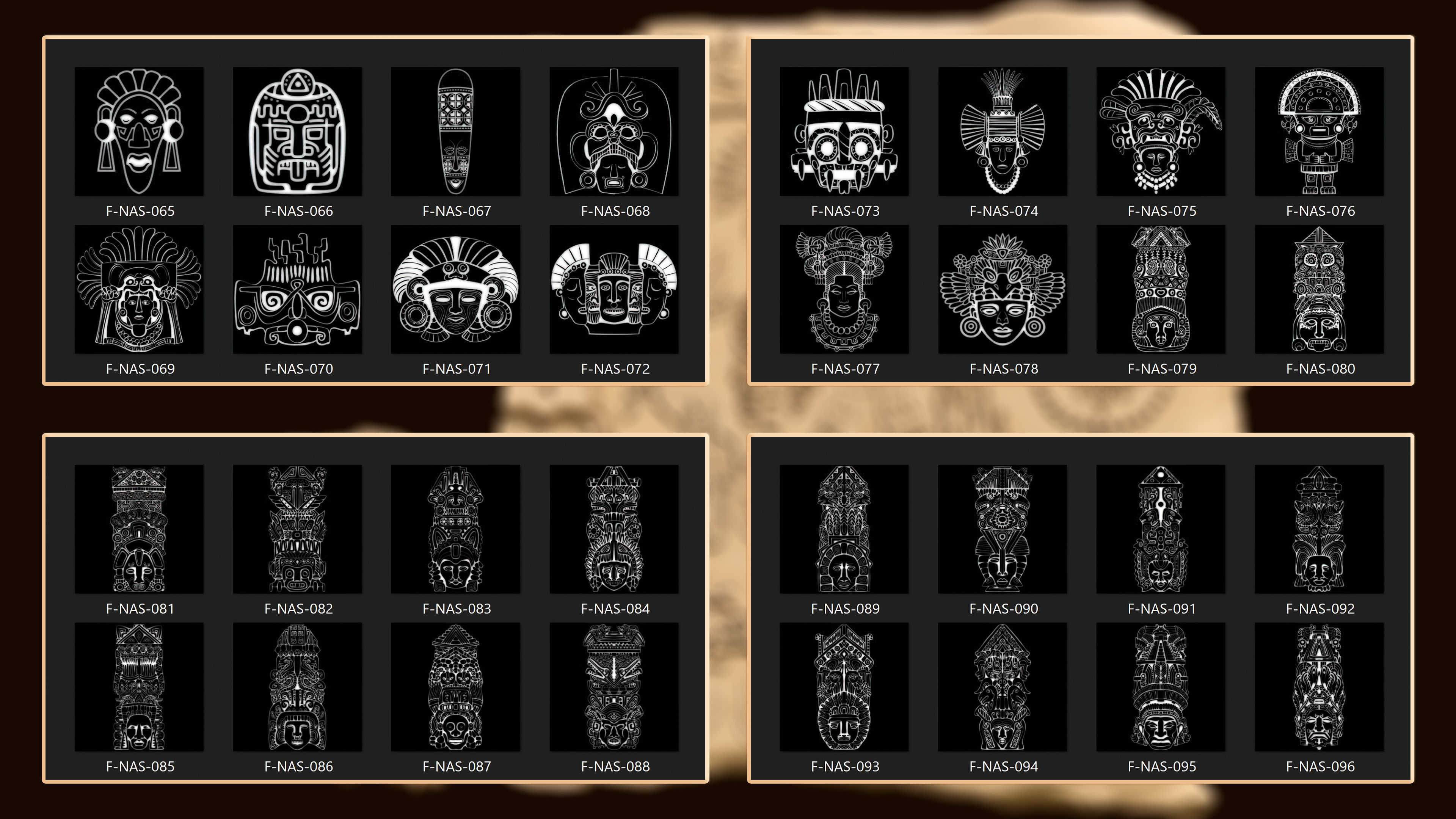 860 Native Indian americans symbol Alpha 3D model_3