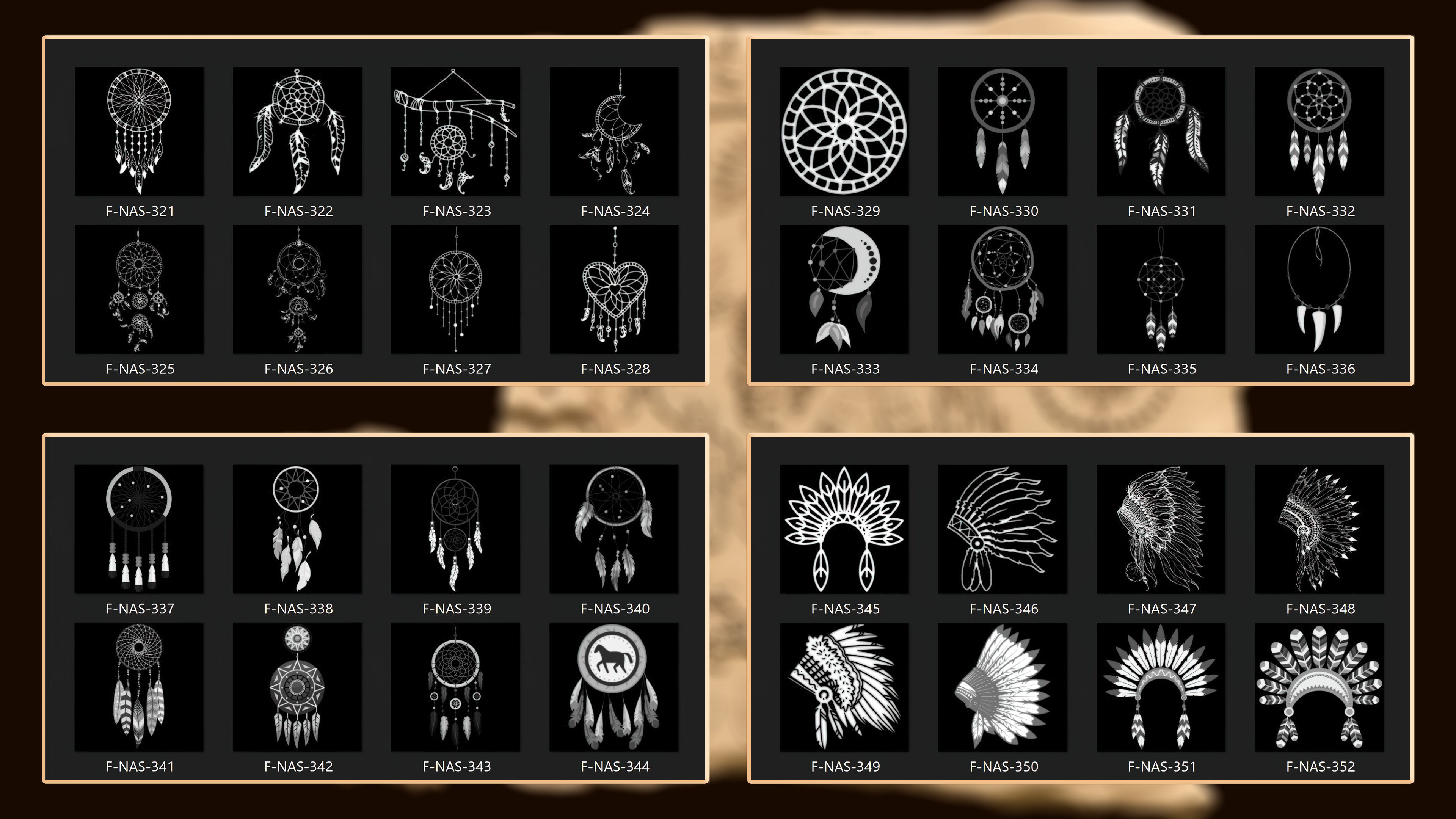 860 Native Indian americans symbol Alpha 3D model_11