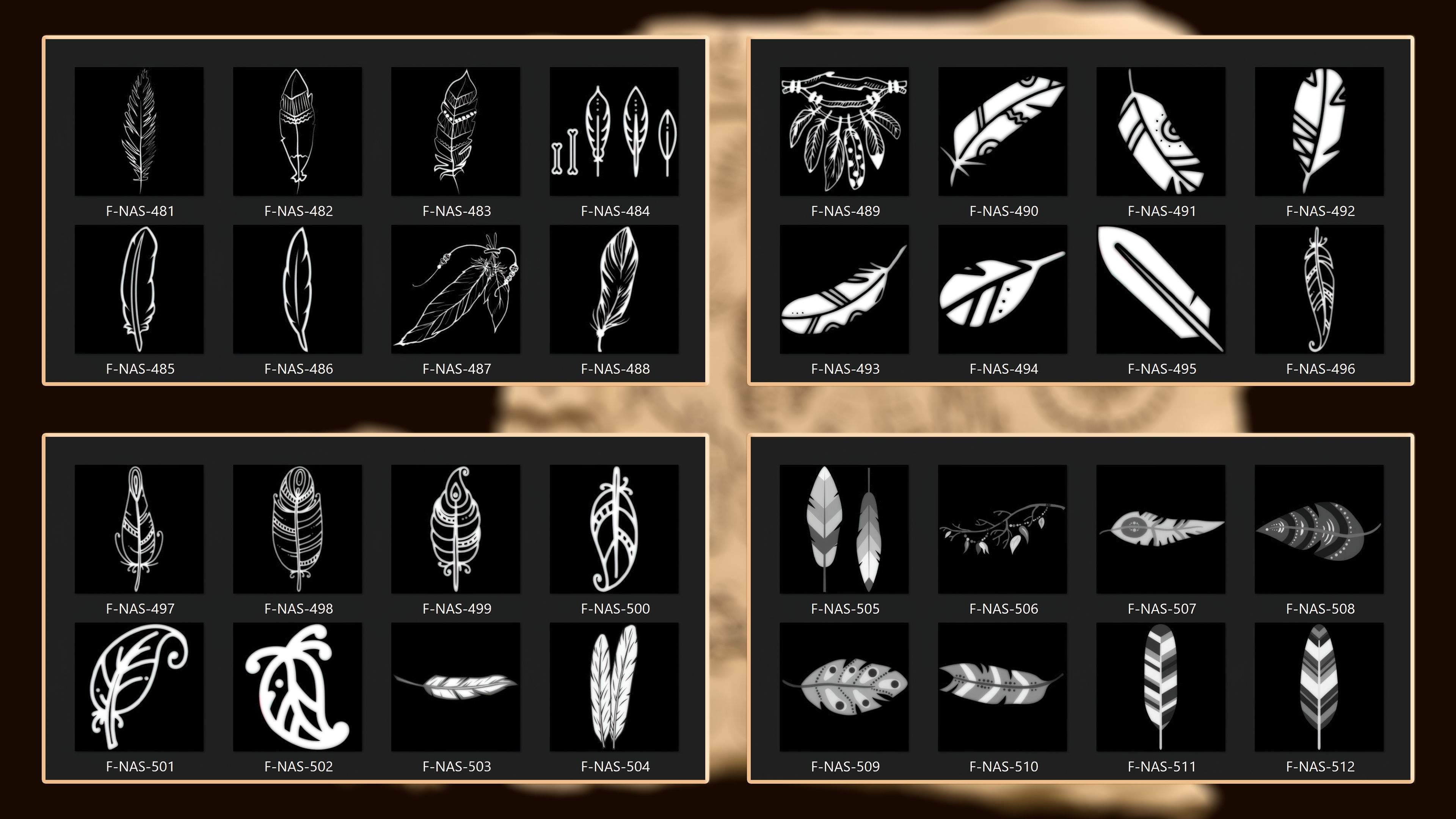 860 Native Indian americans symbol Alpha 3D model_16