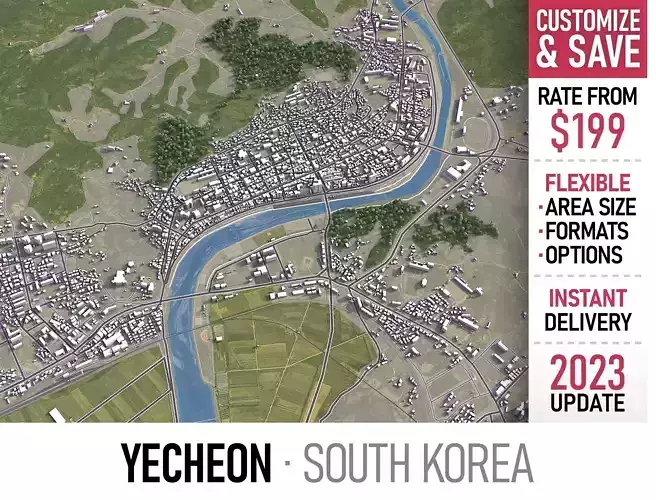 Yecheon - 3D City Model