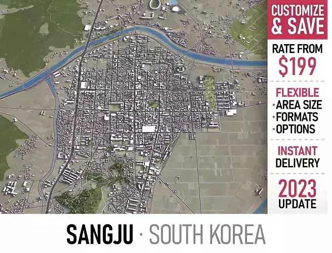 Sangju - 3D City Model