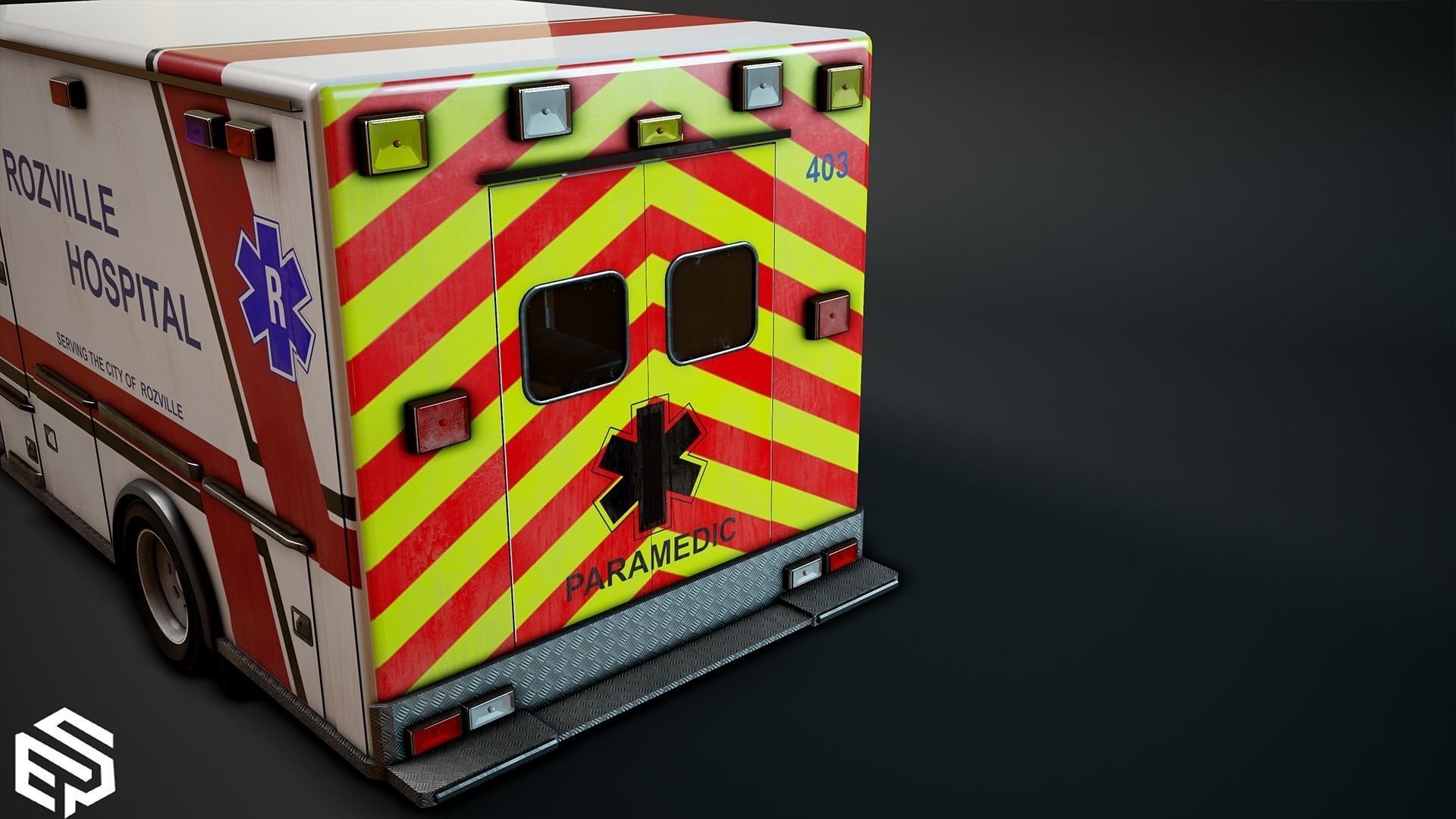 Emergency Vehicle Pack 3D Model Collection_11