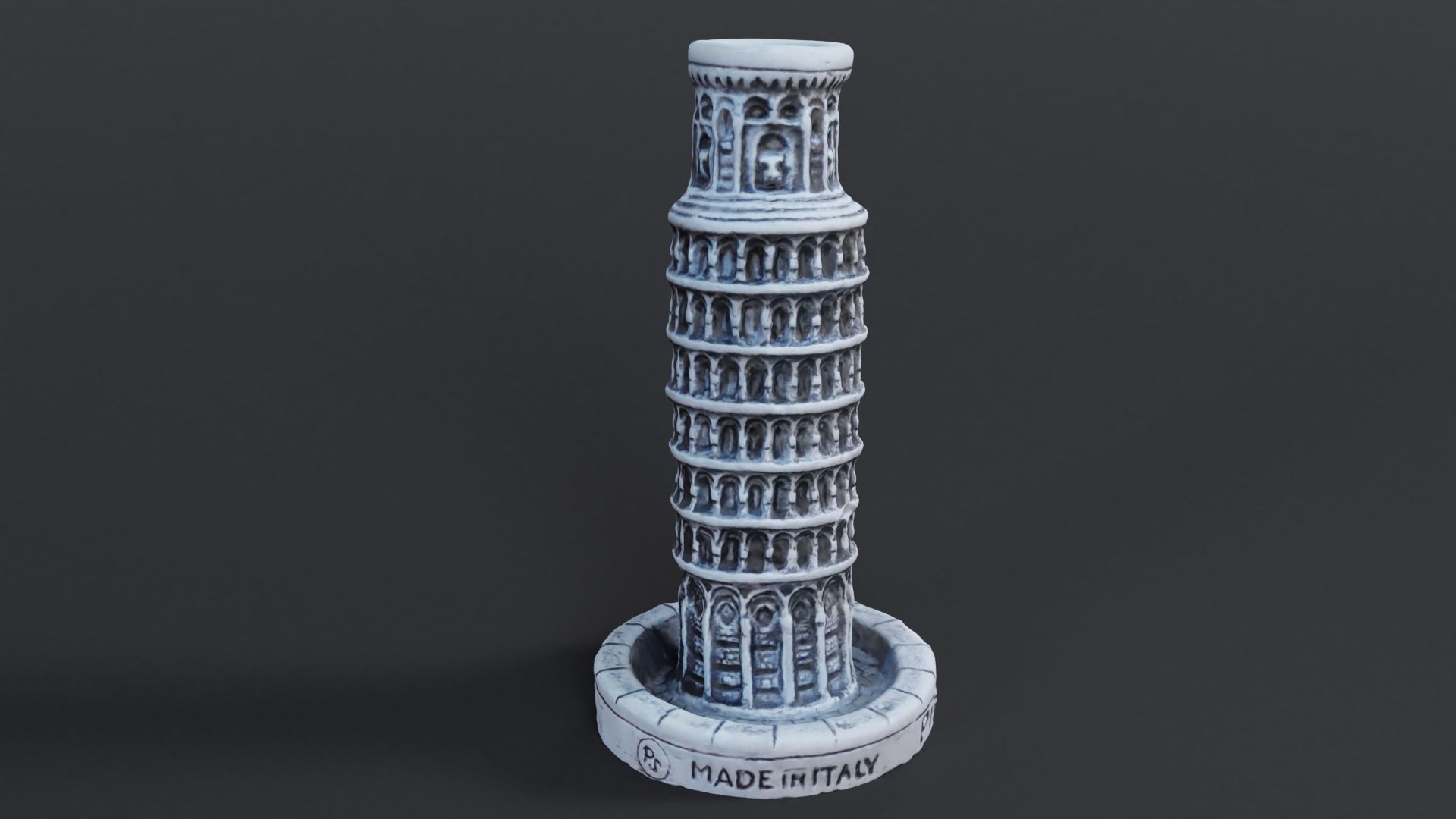 The Leaning Tower of Pisa Miniature 3D model_3