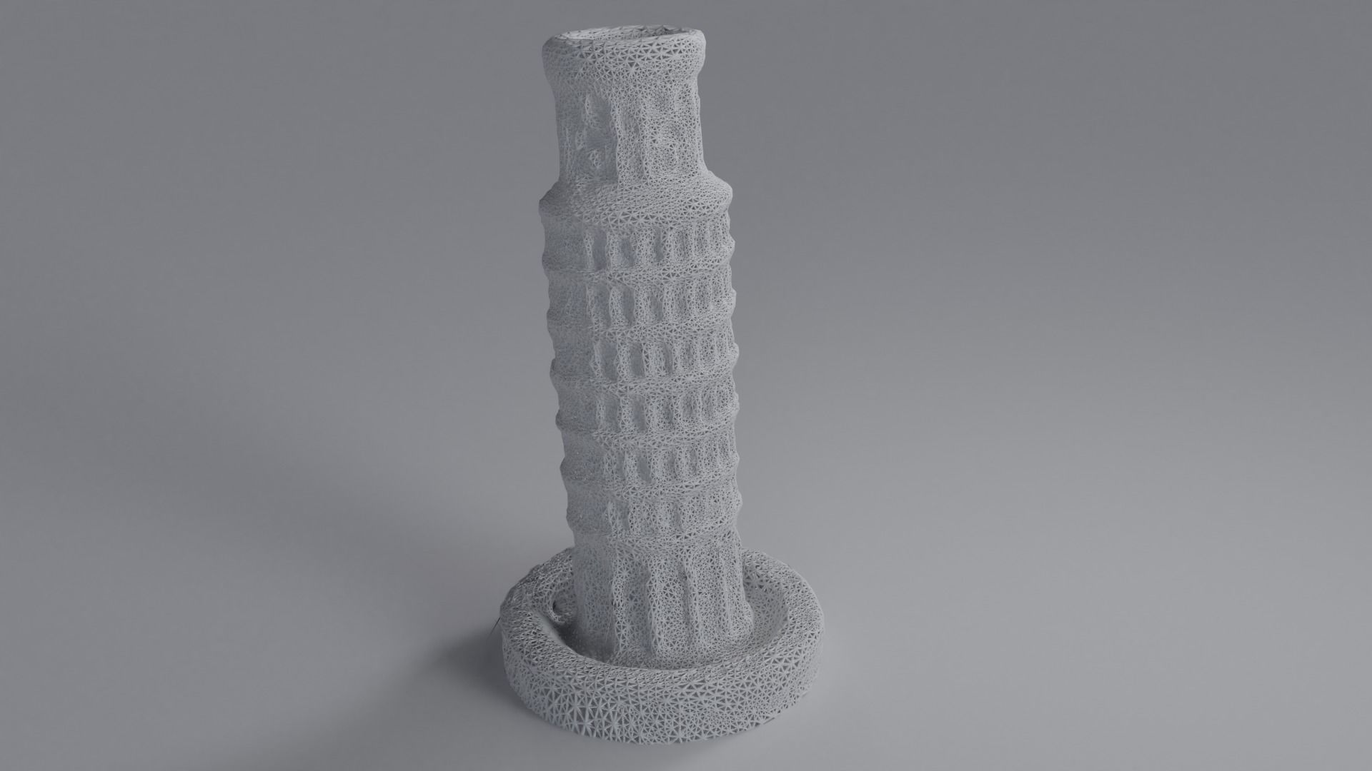 The Leaning Tower of Pisa Miniature 3D model_2