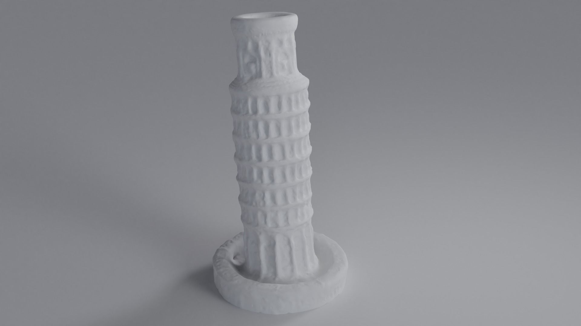 The Leaning Tower of Pisa Miniature 3D model_1