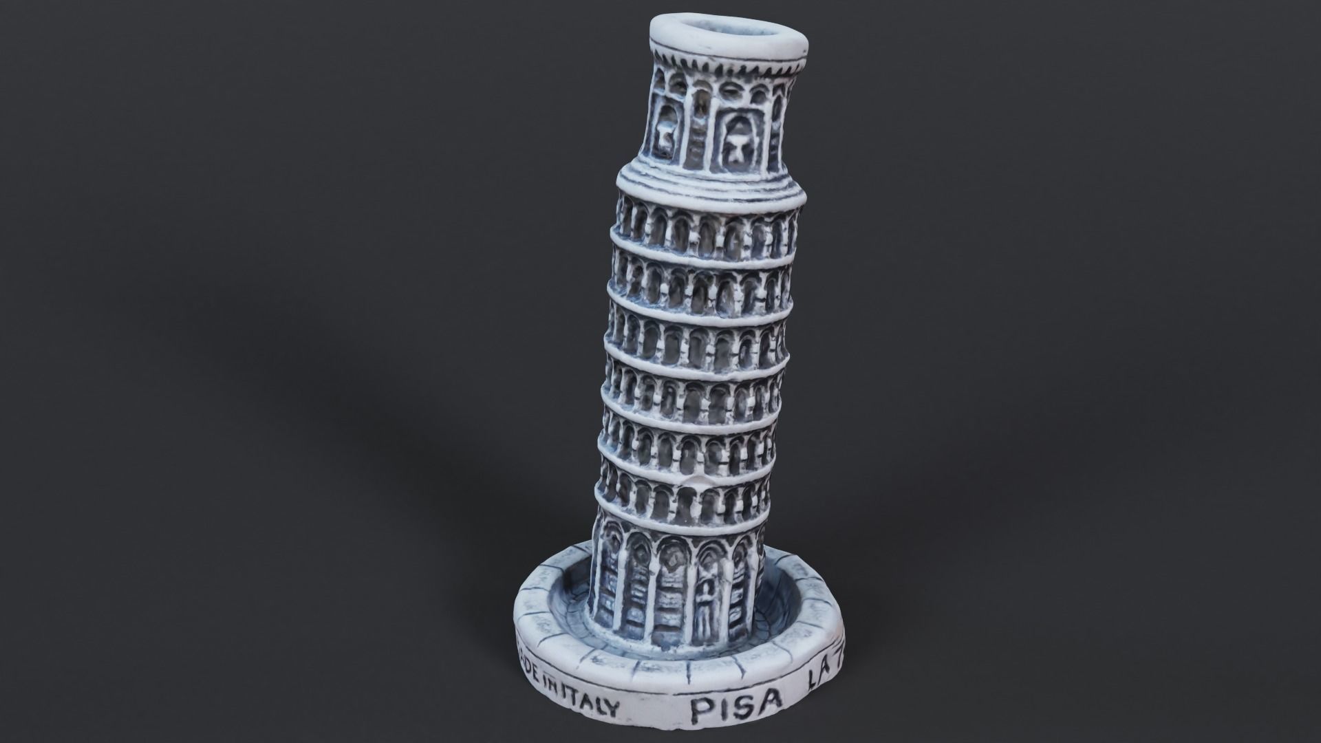 The Leaning Tower of Pisa Miniature 3D model_4