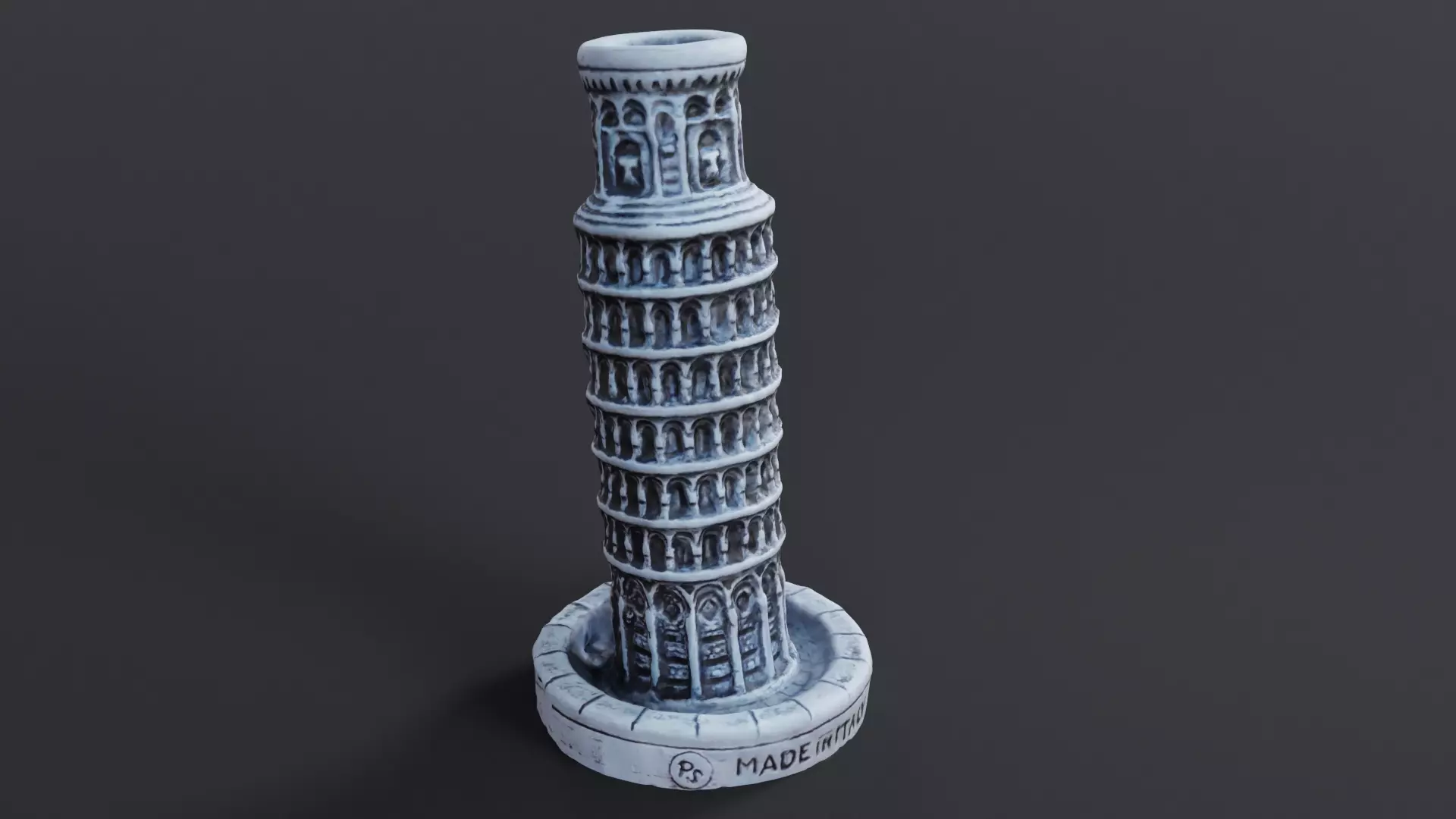 The Leaning Tower of Pisa Miniature 3D model_0