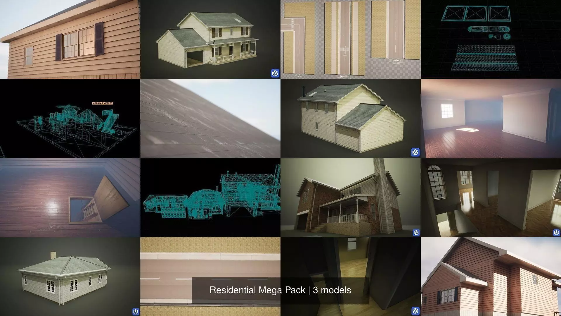 Residential Mega Pack 3D Model Collection_1