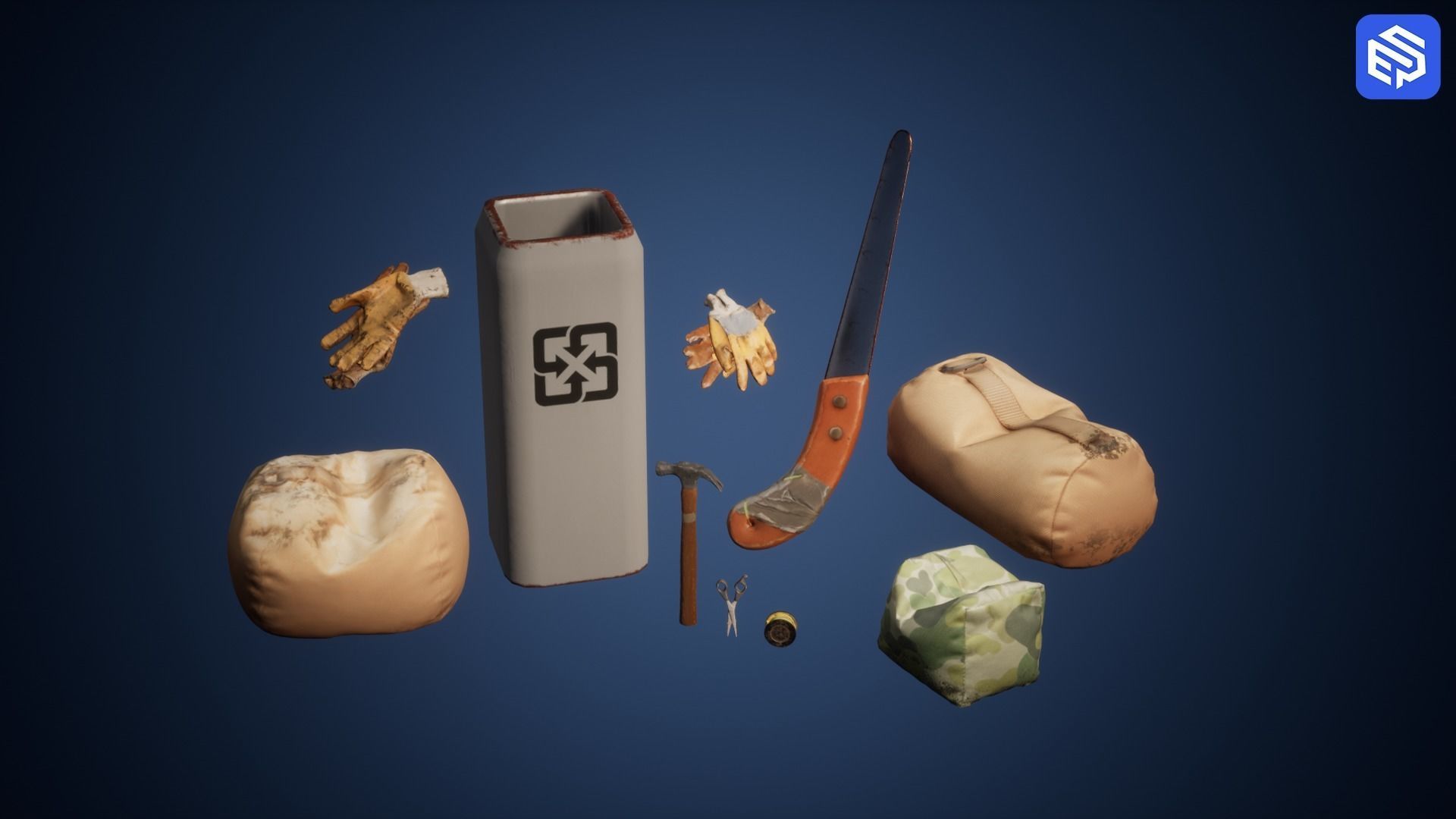 Mega Prop Pack 3D Model Collection_14