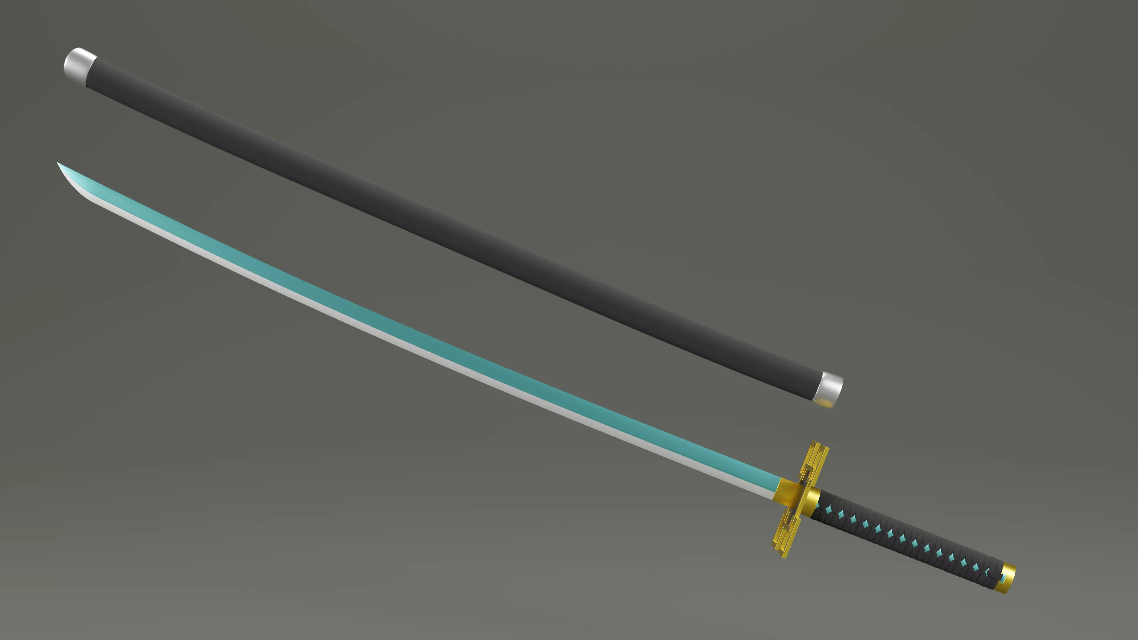 Demon Slayer Tokito Sword - Kimetsu No Yaiba 3D print model 3D print model_0