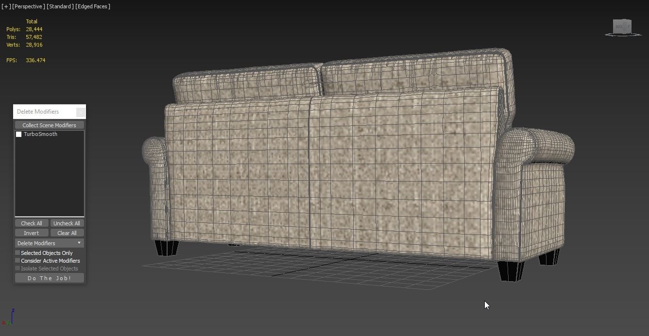 ZINUS Josh Sofa Couch 3D model_4