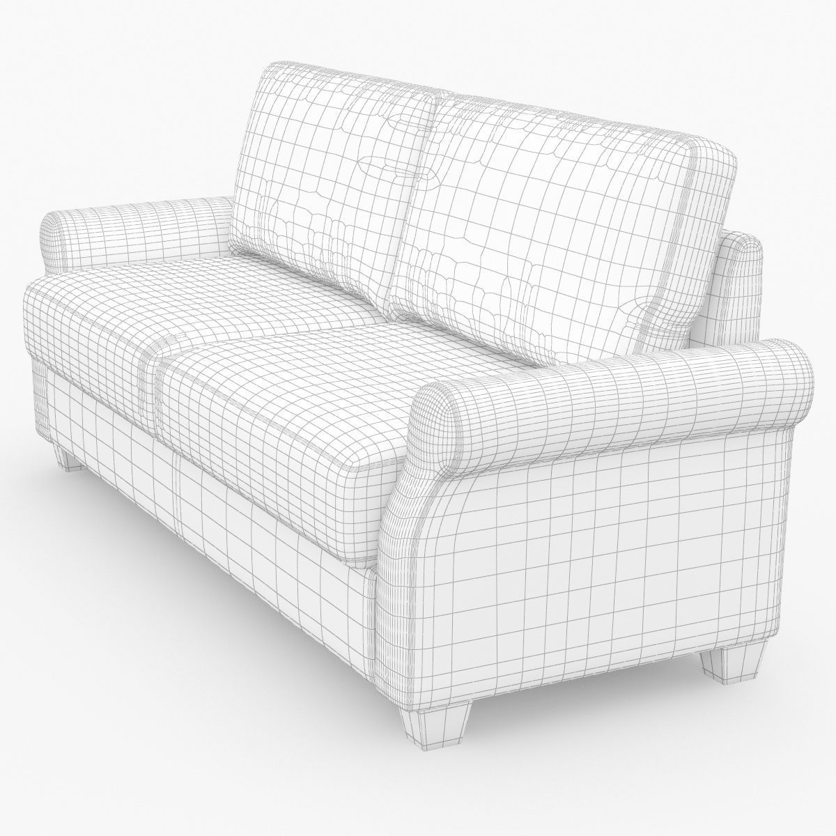 ZINUS Josh Sofa Couch 3D model_31