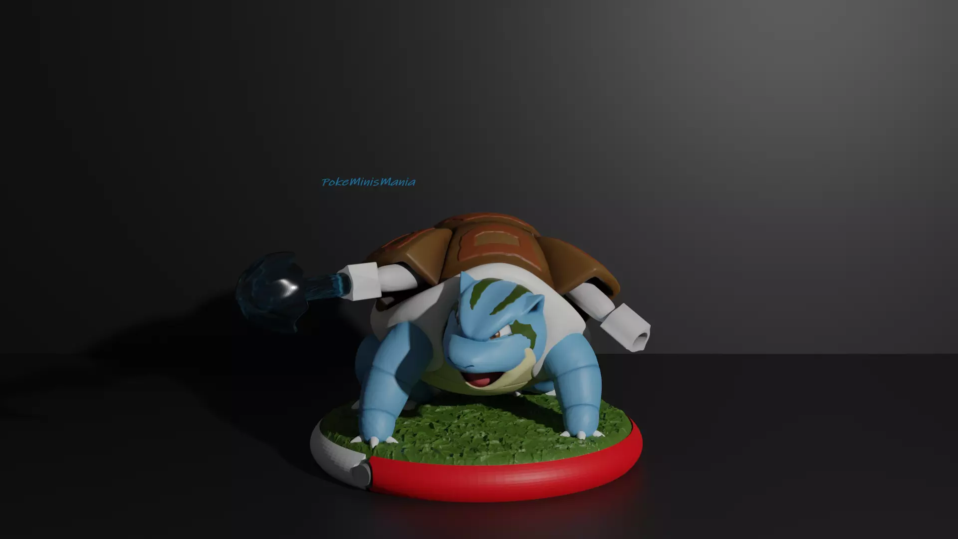 Clone Blastoise pokemon 3D print model 3D print model