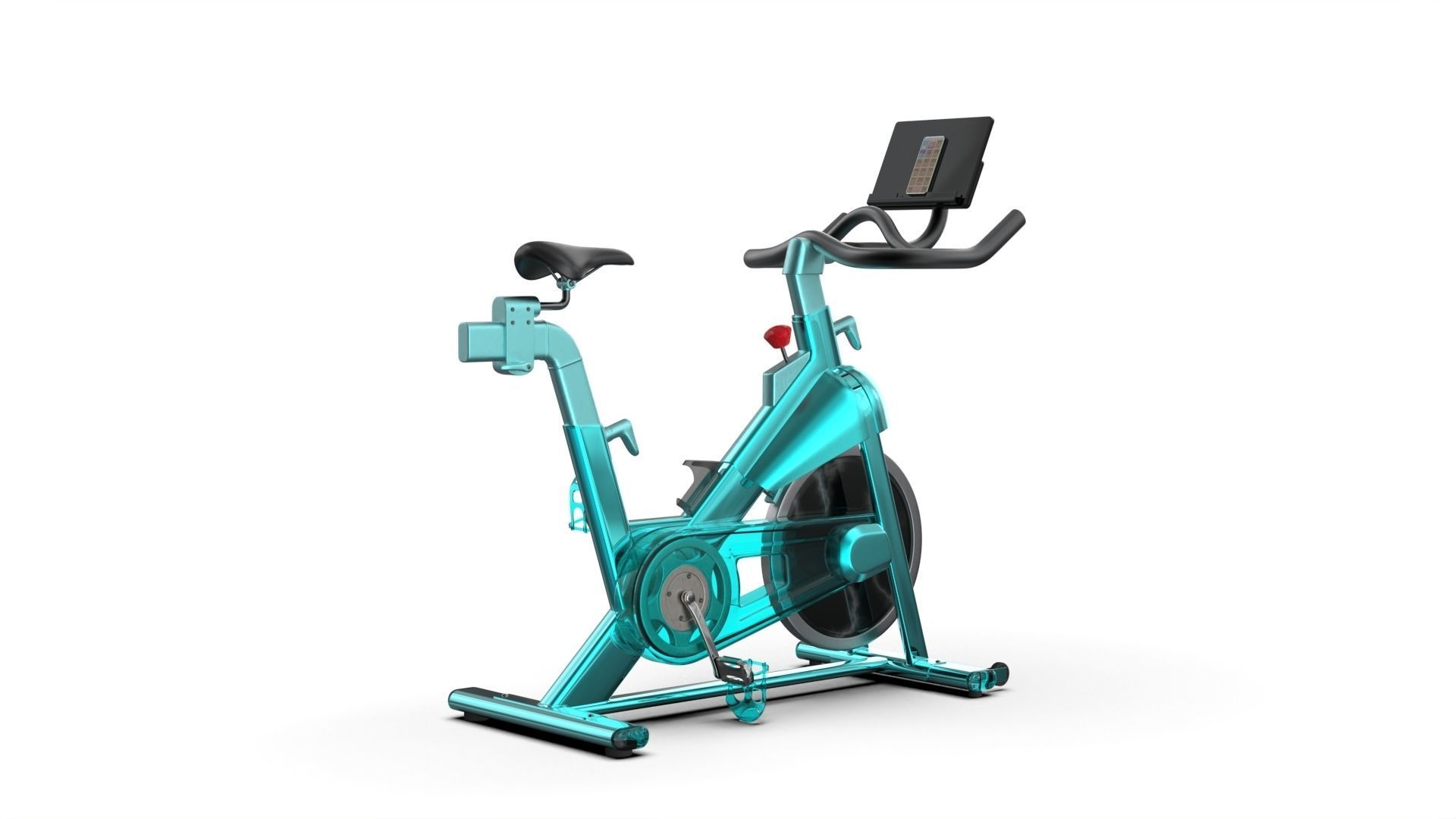 Studio Bike Pro Low-poly 3D model_11