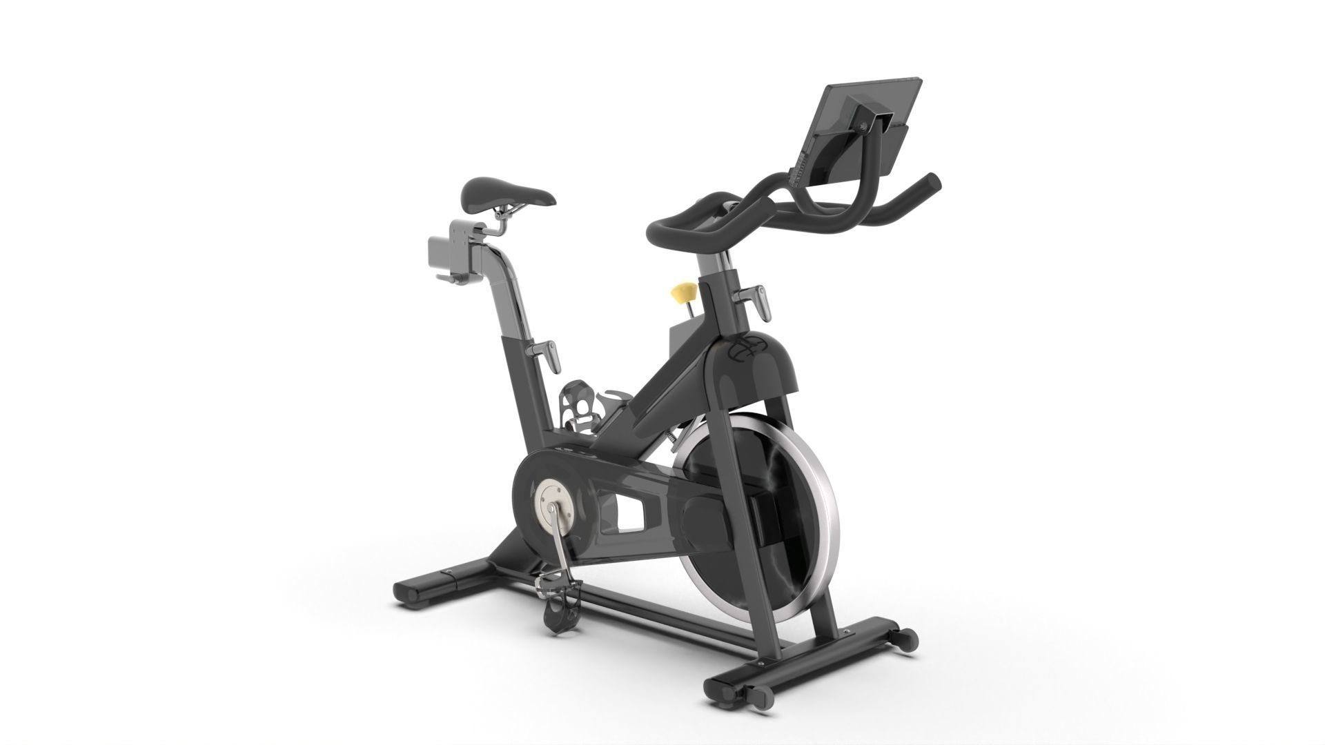 Studio Bike Pro Low-poly 3D model_3