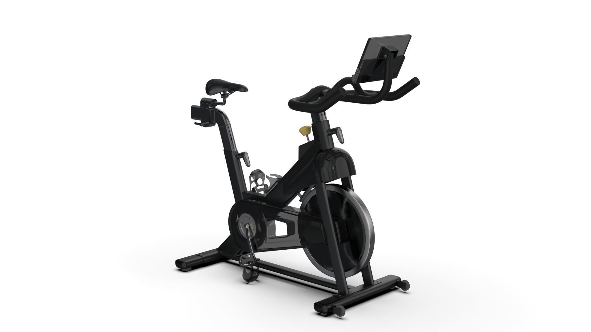 Studio Bike Pro Low-poly 3D model_10