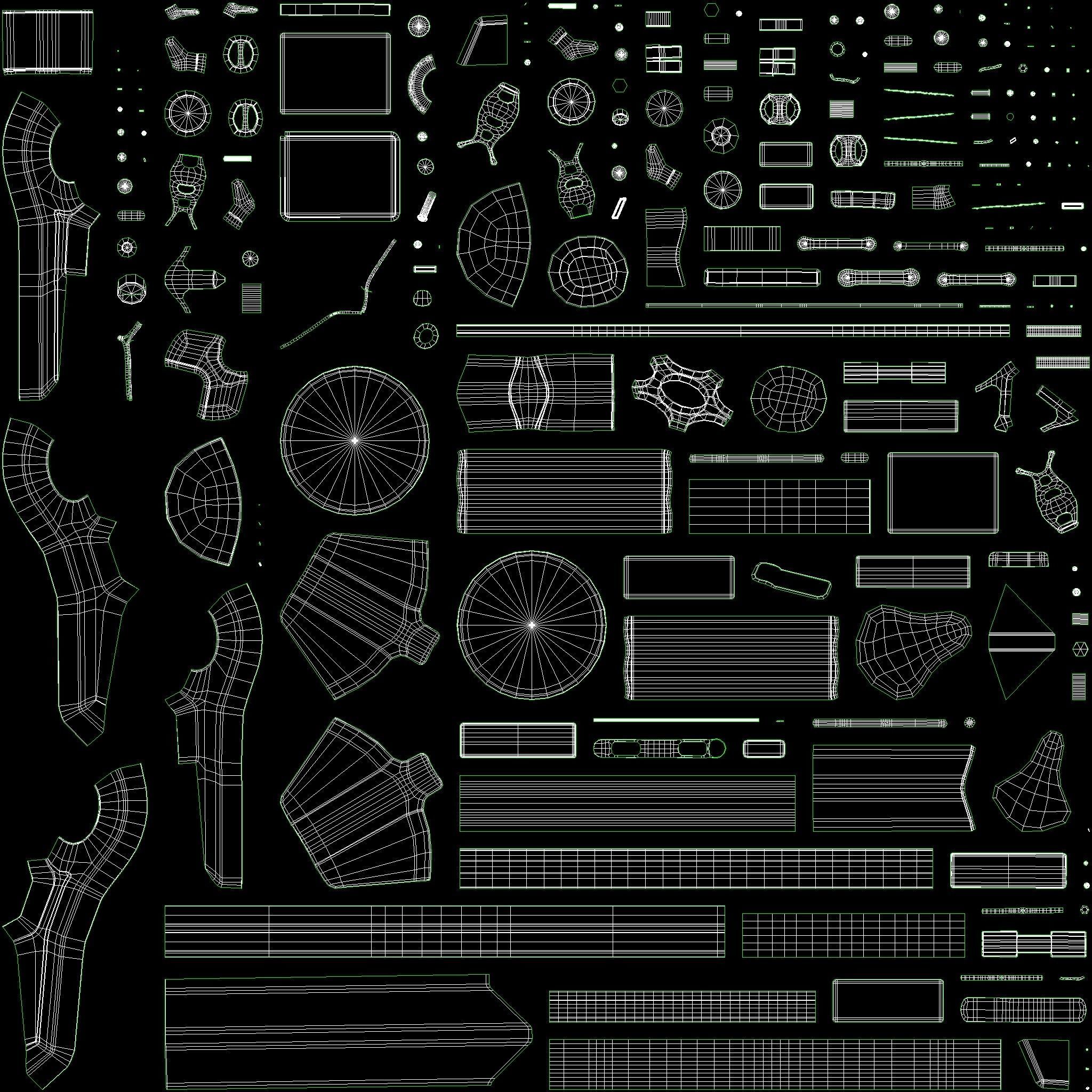 Studio Bike Pro Low-poly 3D model_29