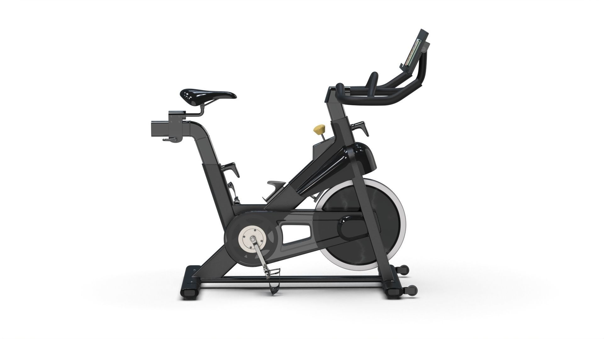 Studio Bike Pro Low-poly 3D model_2