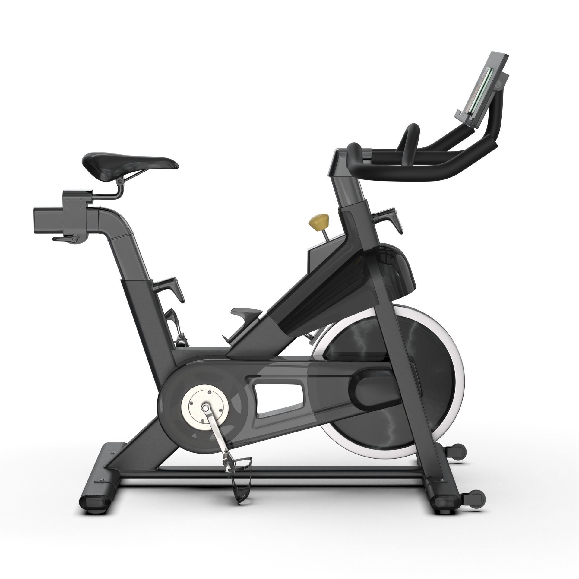 Studio Bike Pro Low-poly 3D model_14