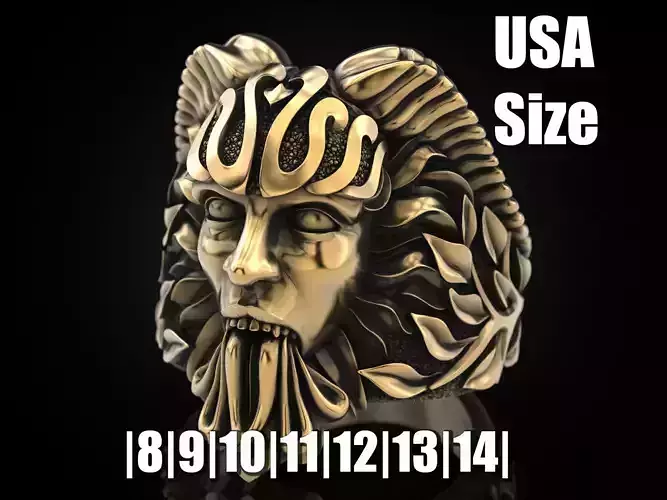 Goat Demon Ring God Pan Ring