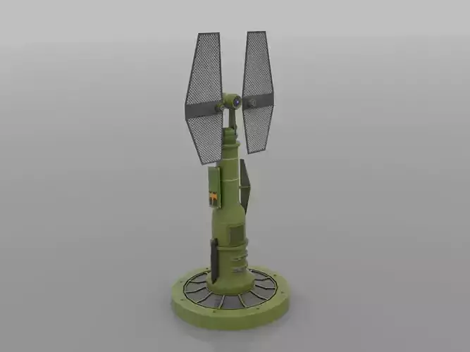 Sci fi radar tower