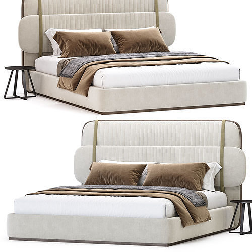 BED SCOTT 3D model 6