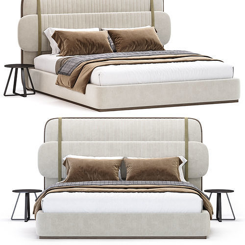 BED SCOTT 3D model 7