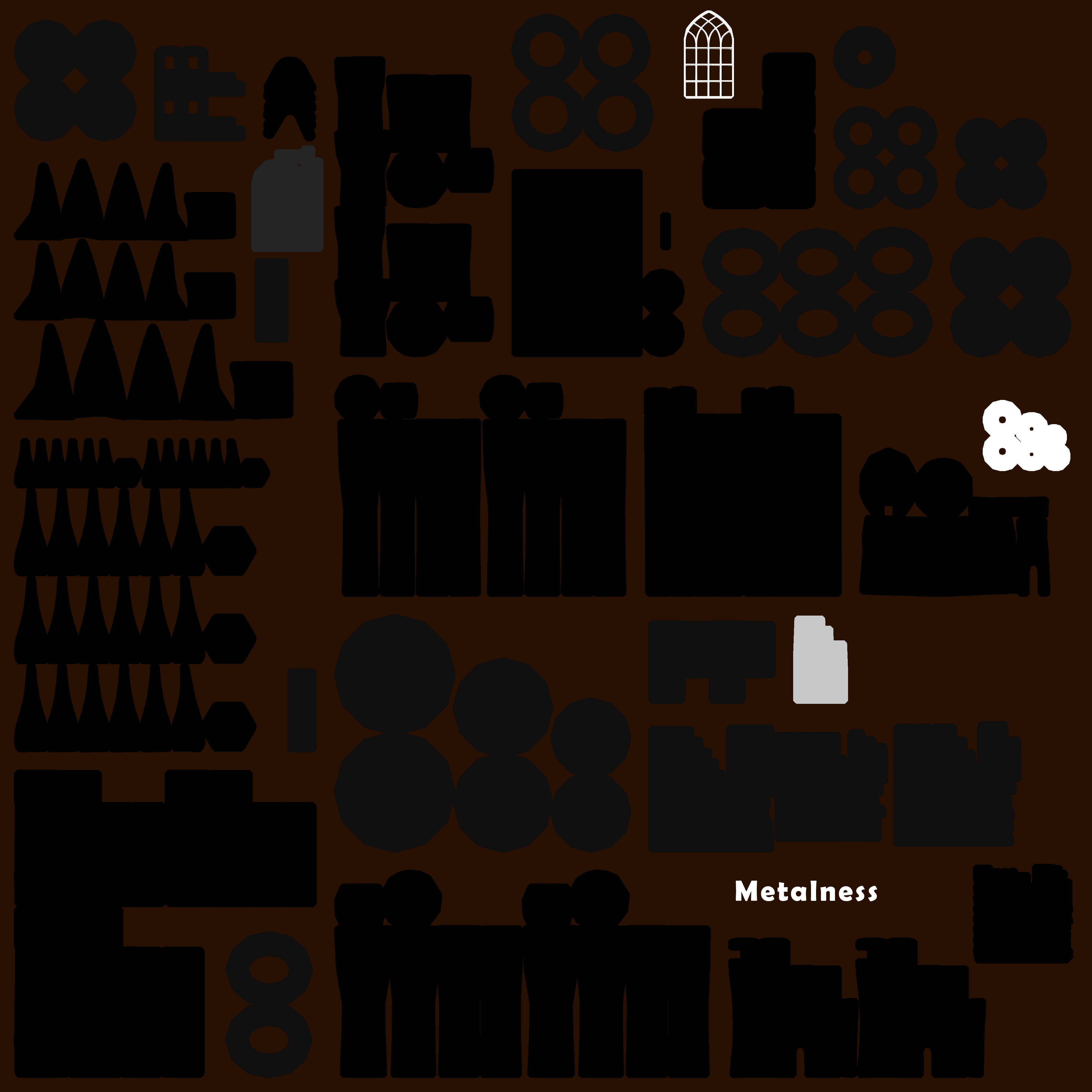 Castle Low-poly 3D model_9