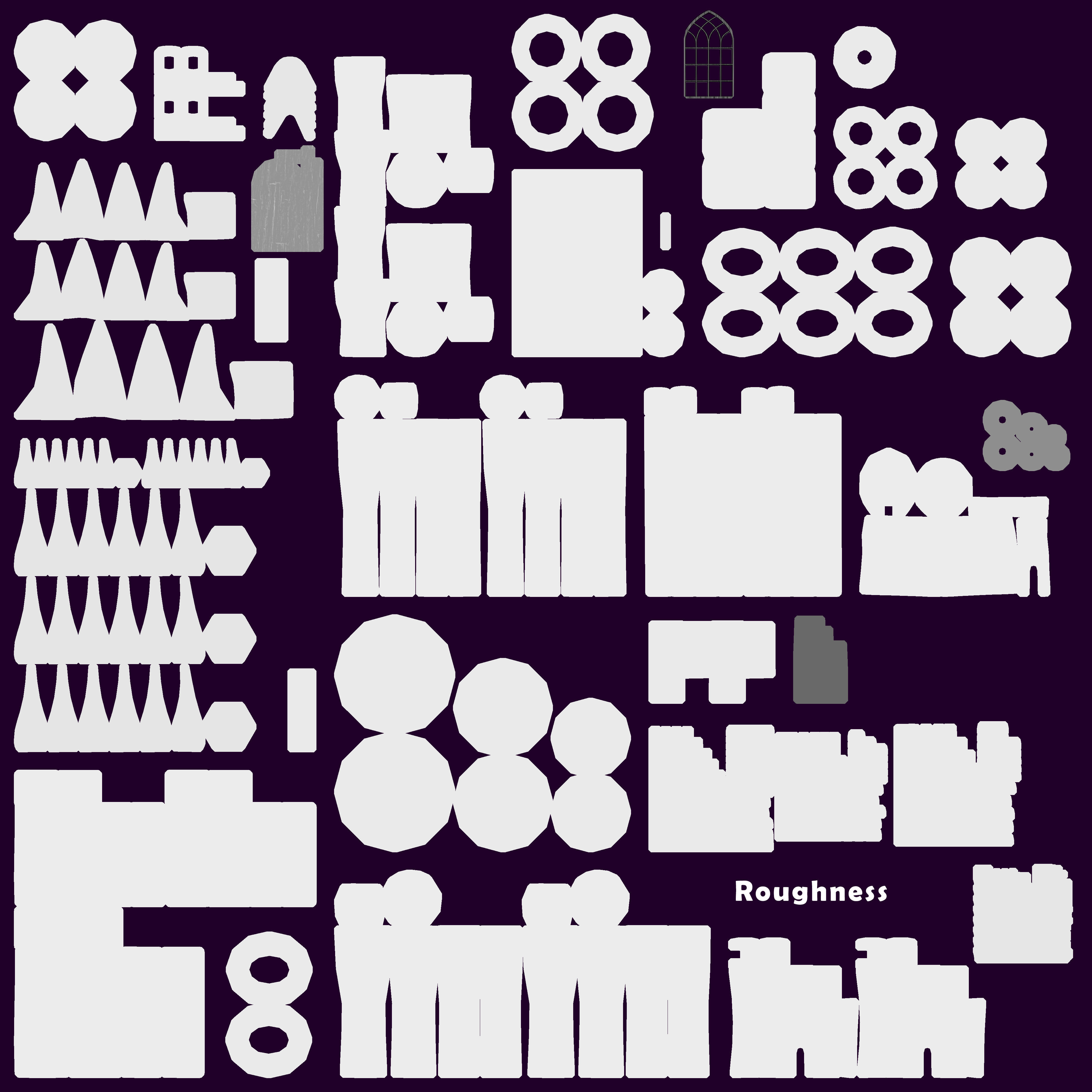 Castle Low-poly 3D model_10