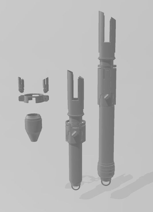 Jedi Survivor Patience lightsaber 3D print model_1