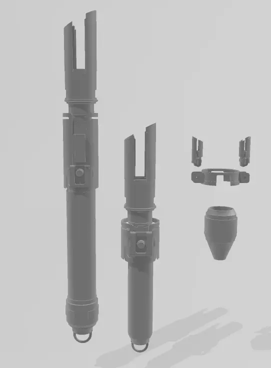Jedi Survivor Patience lightsaber 3D print model_0