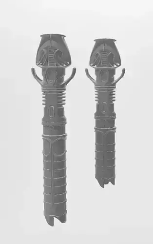 Jedi Survivor Dagan Gera lightsaber 3D print model