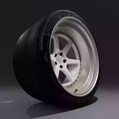 Tire and Rim 3D model
