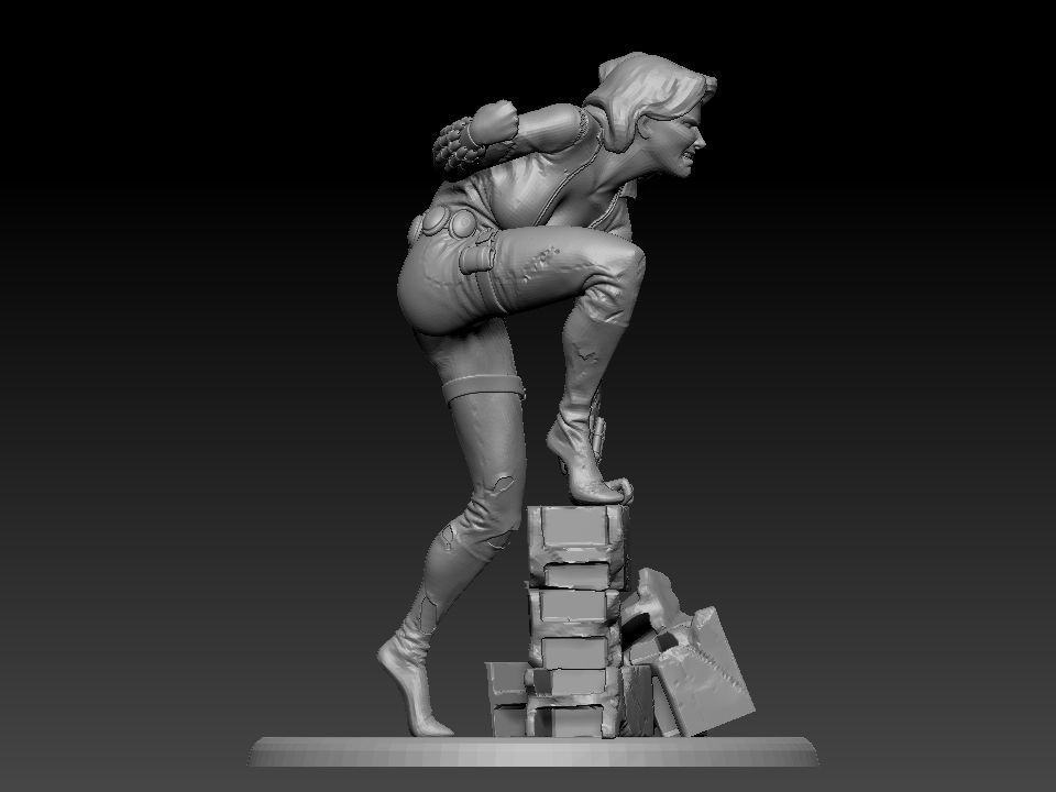 Black Widow ready to 3d print 3D model_5