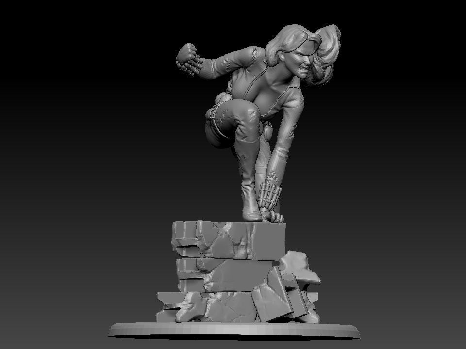 Black Widow ready to 3d print 3D model_6