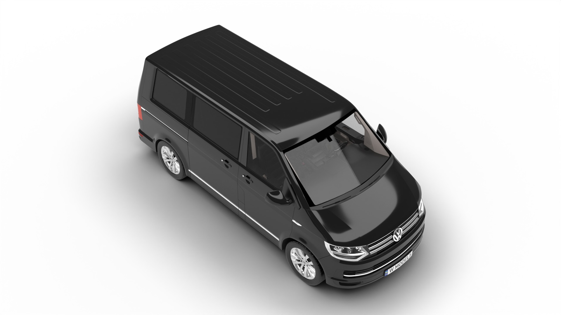 Volkswagen Tranporter T6 Multivan 2019 3d model  3D model_10