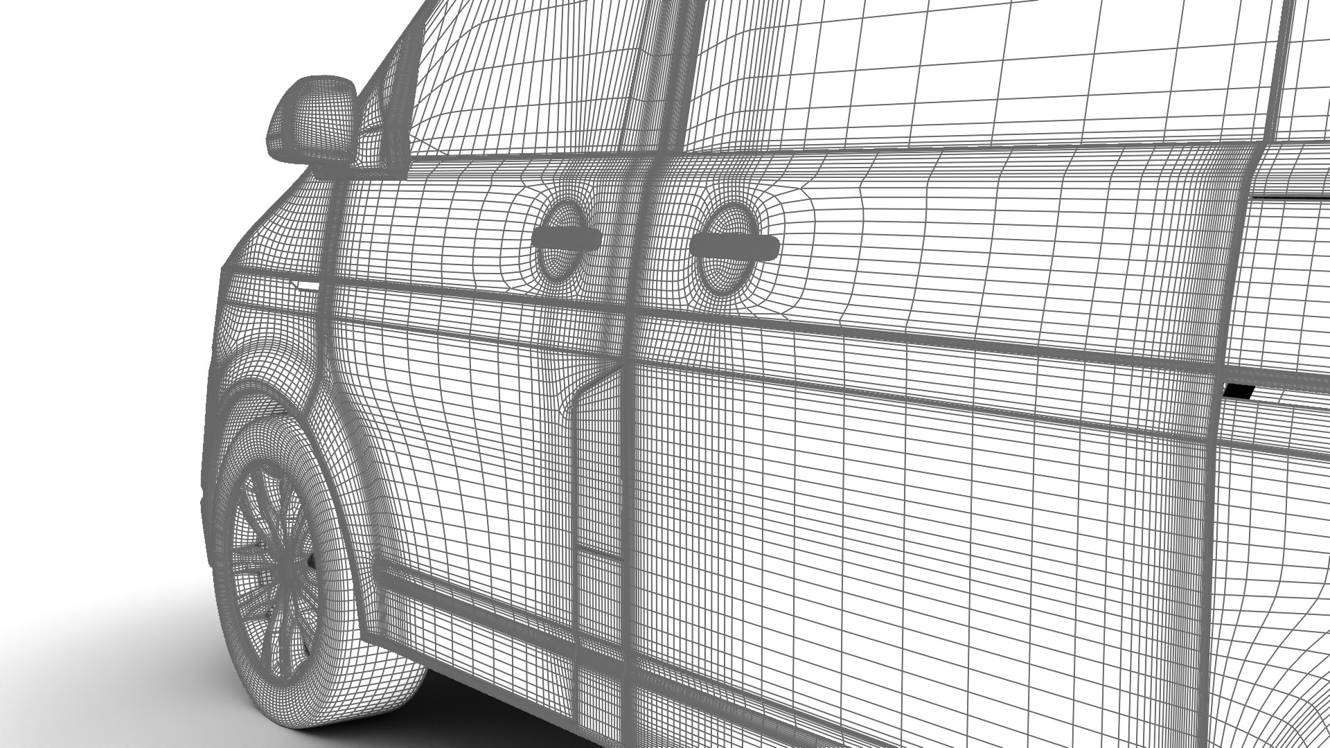 Volkswagen Tranporter T6 Multivan 2019 3d model  3D model_42