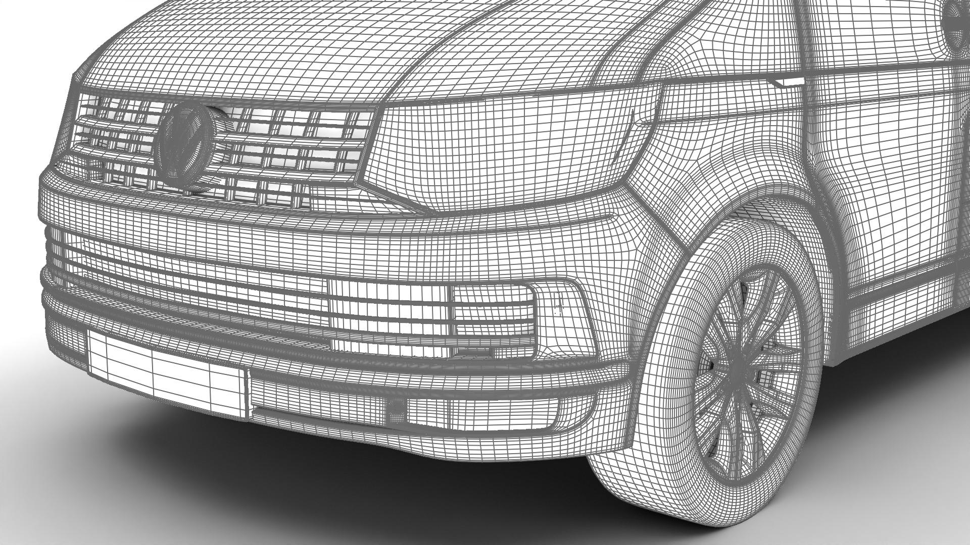 Volkswagen Tranporter T6 Multivan 2019 3d model  3D model_29