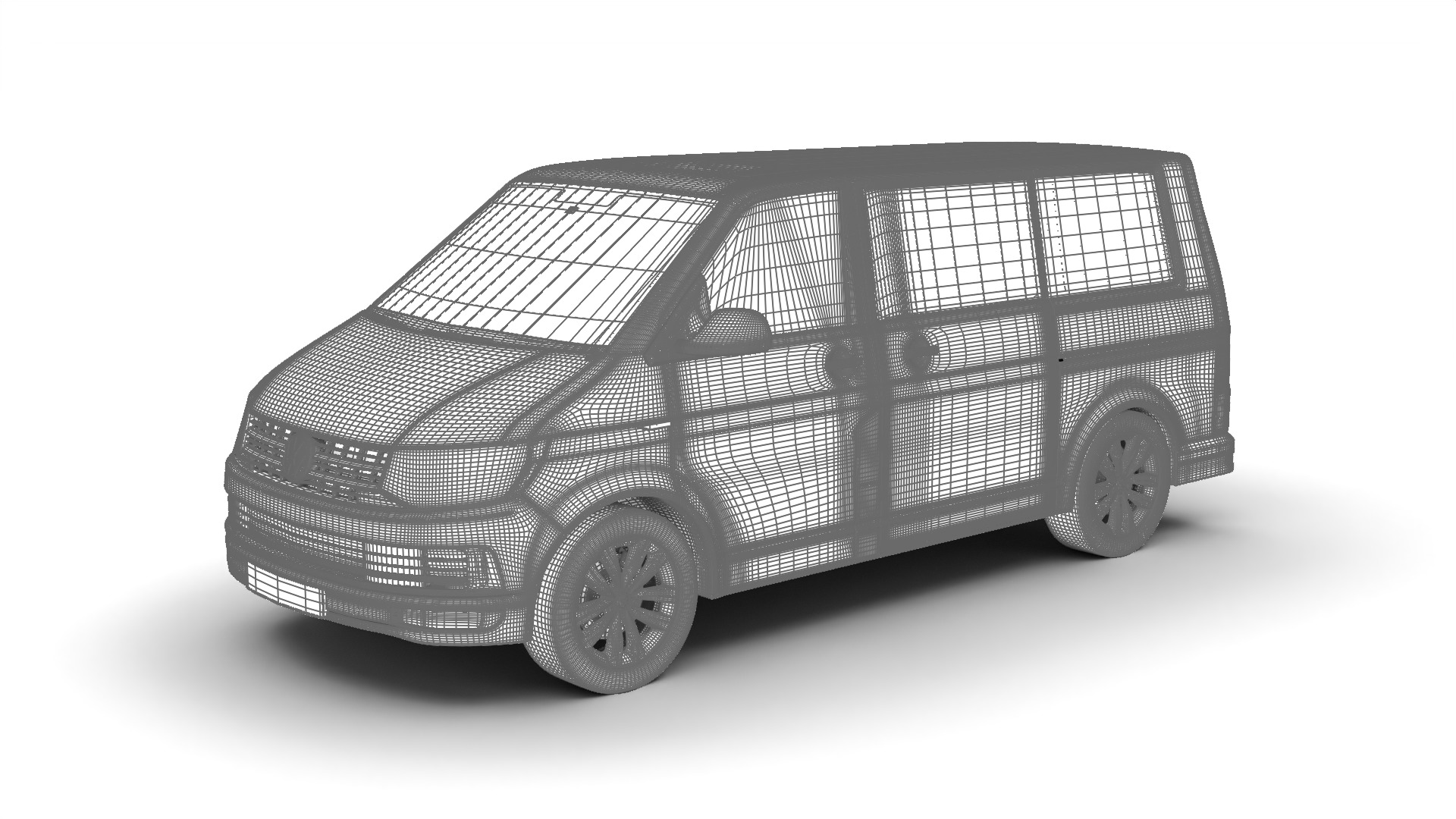 Volkswagen Tranporter T6 Multivan 2019 3d model  3D model_27