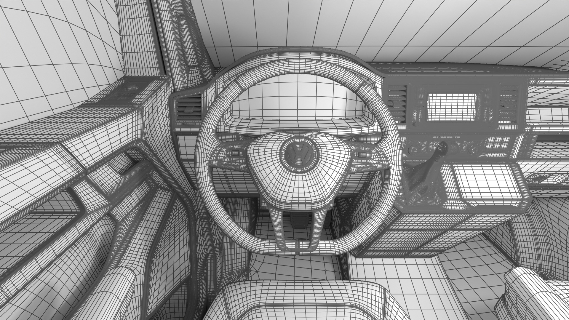 Volkswagen Tranporter T6 Multivan 2019 3d model  3D model_51