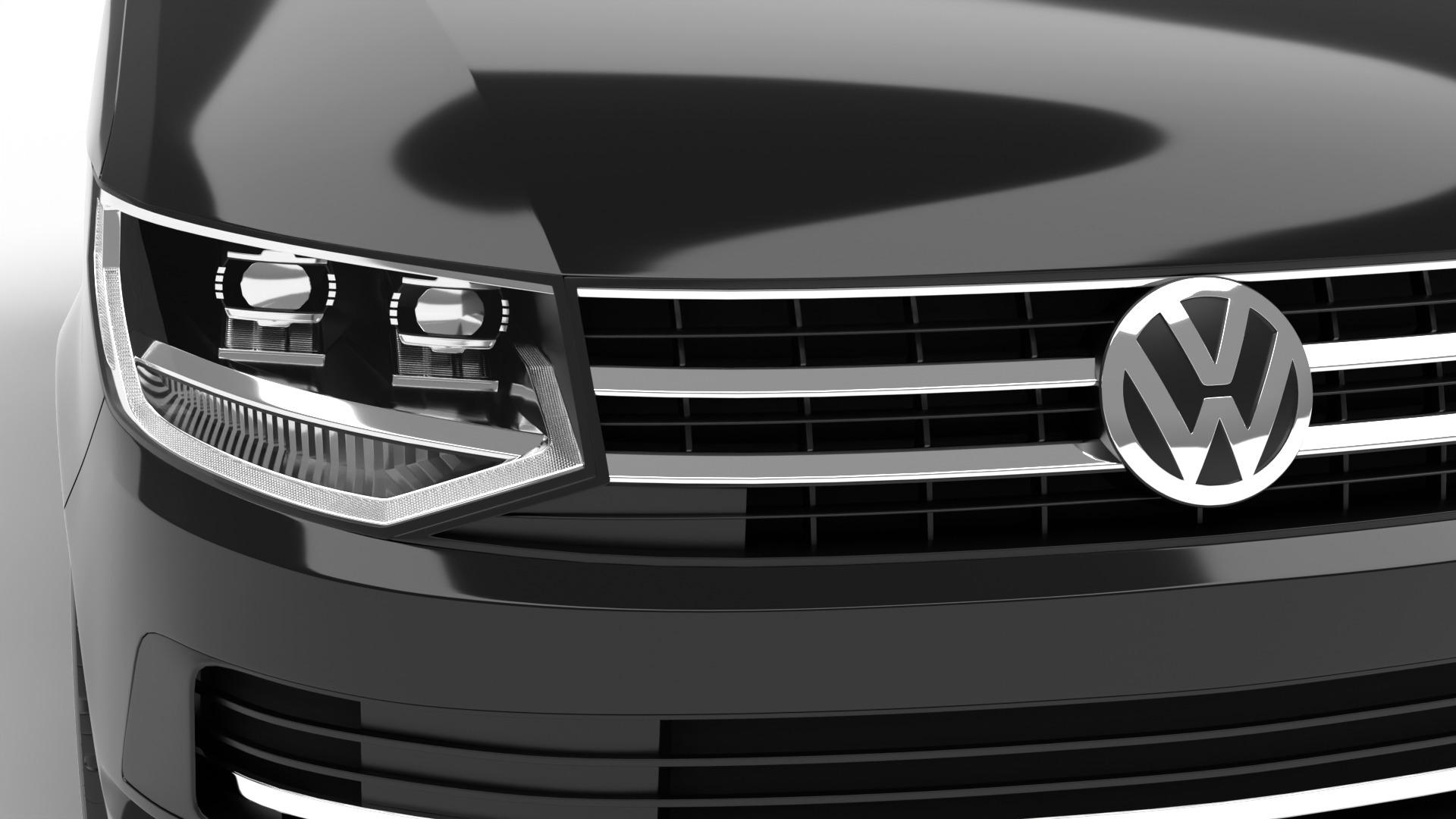 Volkswagen Tranporter T6 Multivan 2019 3d model  3D model_8