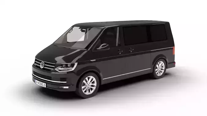 Volkswagen Tranporter T6 Multivan 2019 3d model  3D model