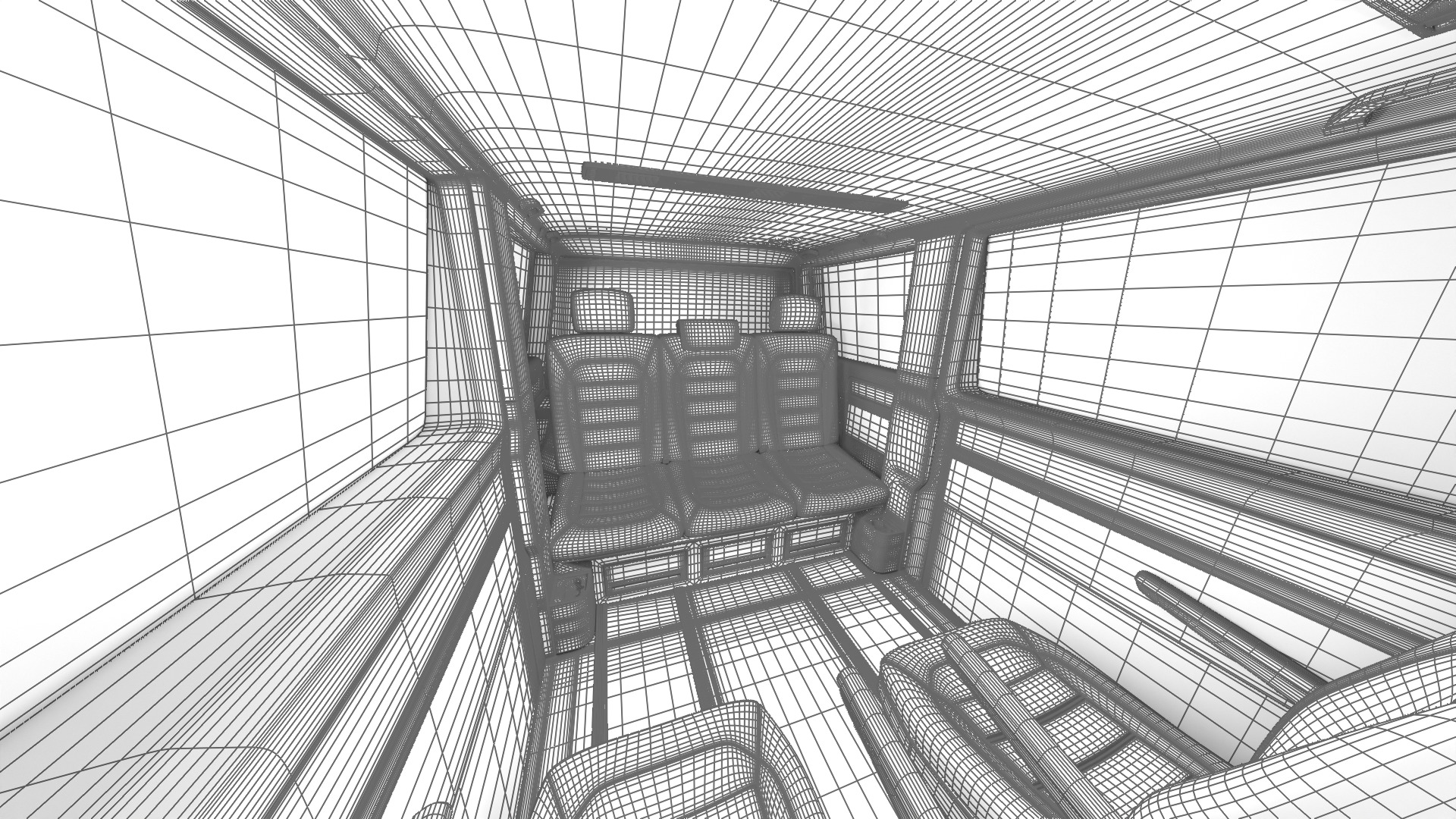 Volkswagen Tranporter T6 Multivan 2019 3d model  3D model_47