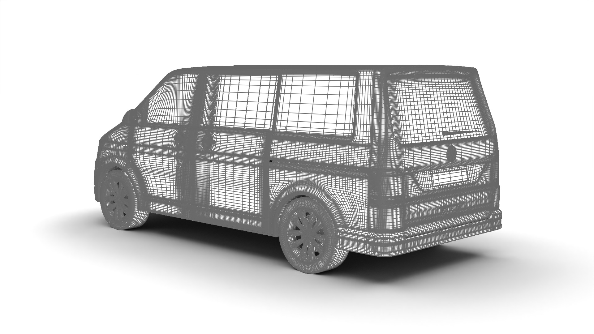 Volkswagen Tranporter T6 Multivan 2019 3d model  3D model_28