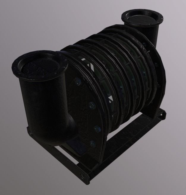  Fluid Converter Low-poly 3D model_4