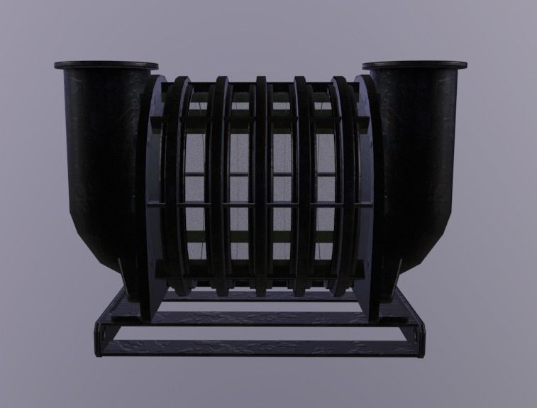  Fluid Converter Low-poly 3D model_2