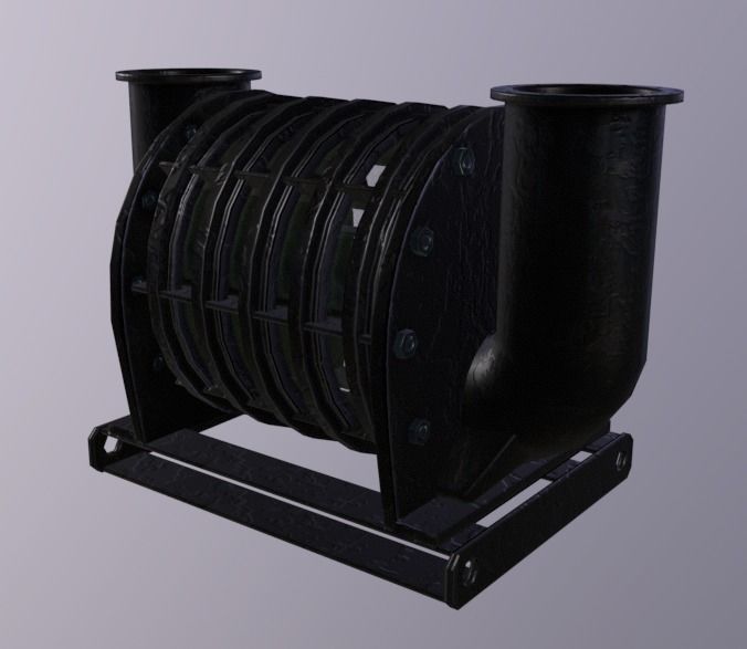  Fluid Converter Low-poly 3D model_3