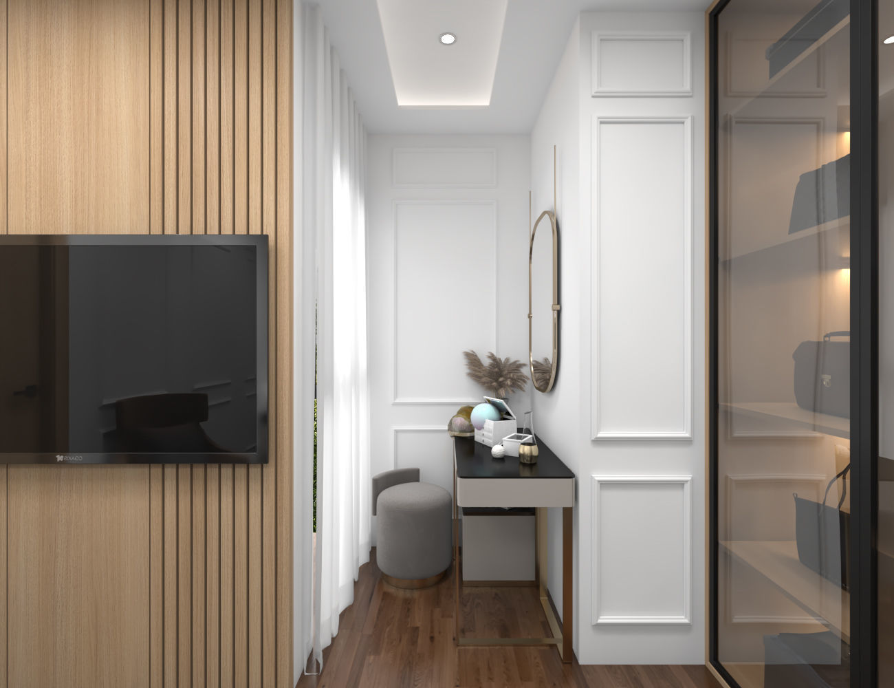 living room interior scene 3D model 3D model_10