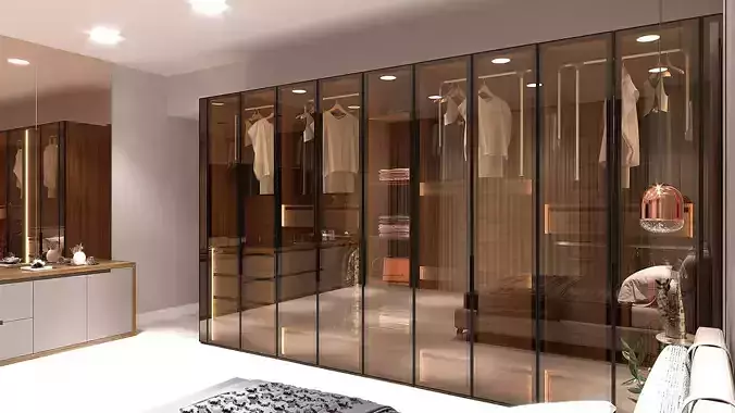  ALUMINUM DOOR WARDROBE